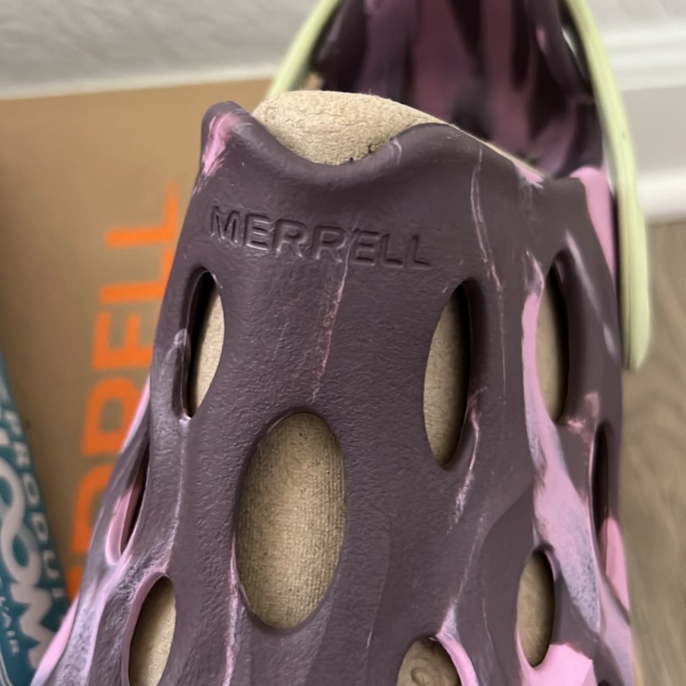 Merrell Hydro Moc Clog Water Shoe Purple  Tie Dye Comfort Casual Womens 8 NWT - Picture 4 of 6
